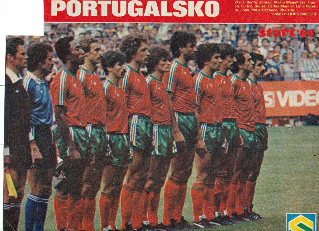 Сб. Португалия - постер из журнала Старт (ЧССР)