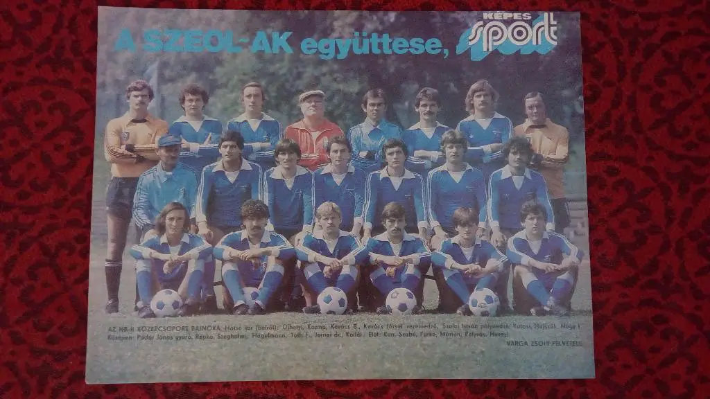 SZEOL Сегед. из журнала Кепеш Спорт (Венгрия)