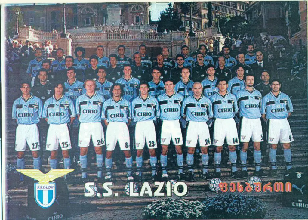 постер -Лацио. из журнала Футбол (Грузия)