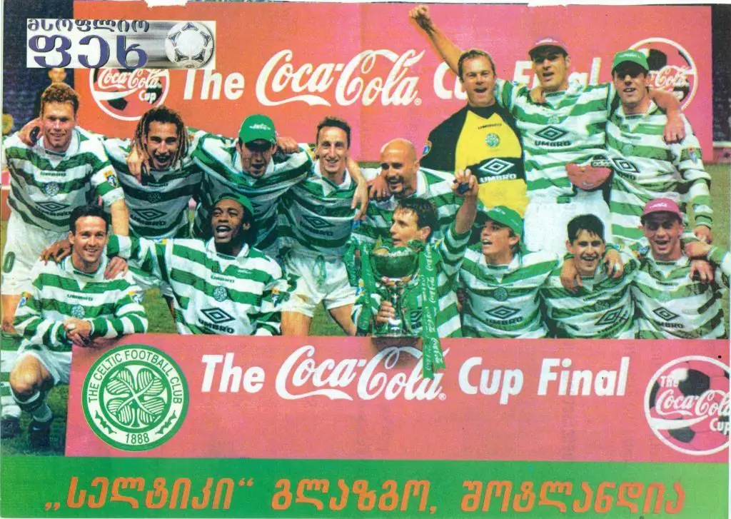 постер -Селтик. из журнала Футбол (Грузия)