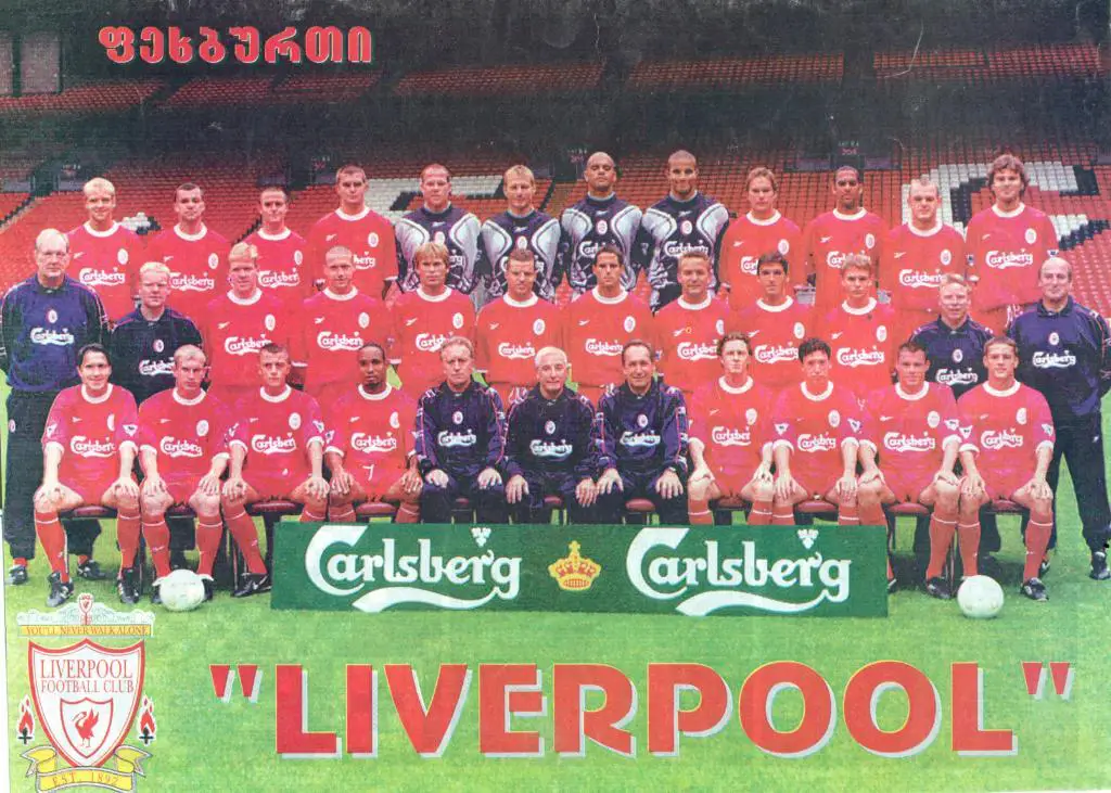 постер -Ливерпуль. из журнала Футбол (Грузия)