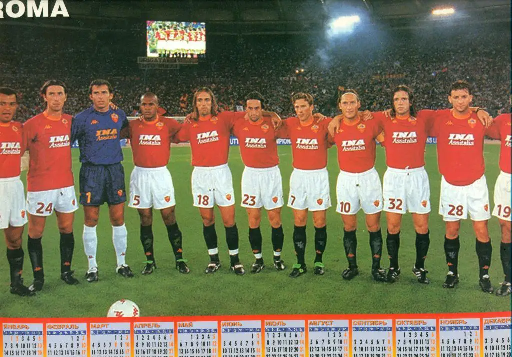 постер -Рома. календарь из Азербайджана. 2002 г.