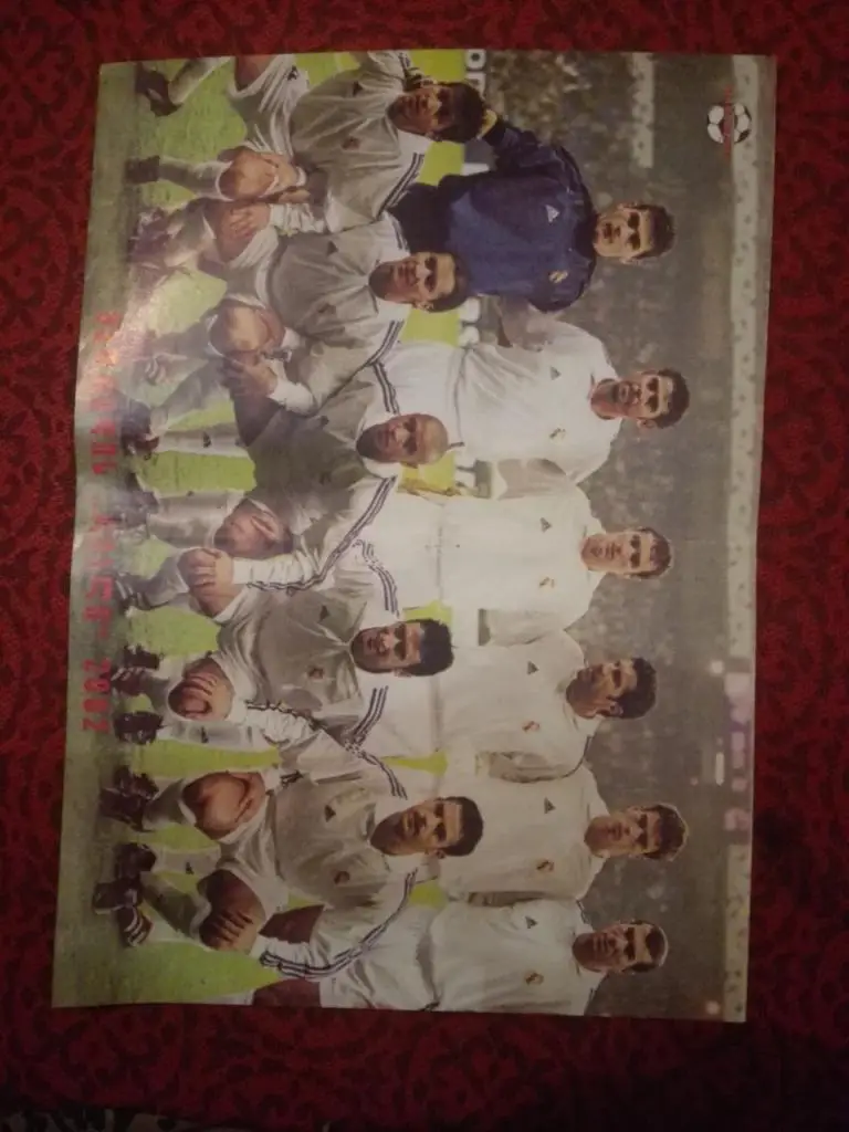 постер -Реал 2002. из журнала Мировойспорт (Грузия).размер А3