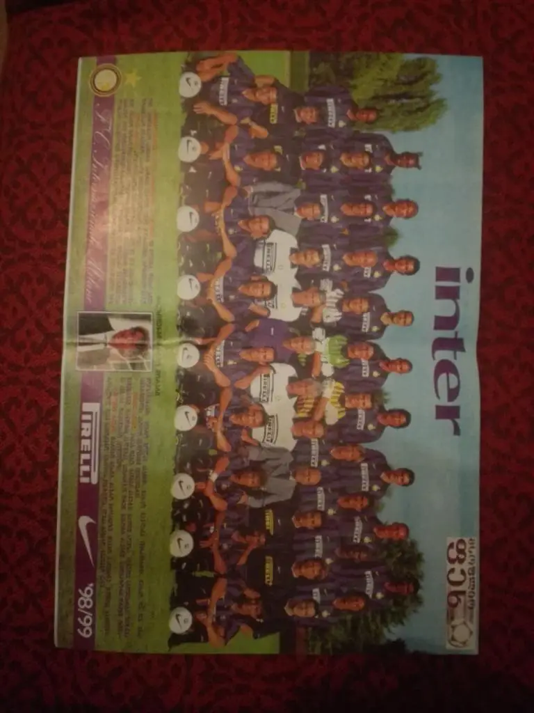 постер -Интер. из журнала Мировойспорт (Грузия).размер А3