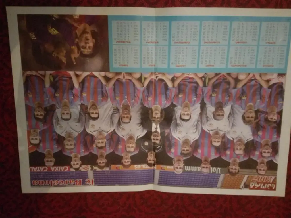 Барселона. из журнала МировойСпорт (Грузия).размер А3