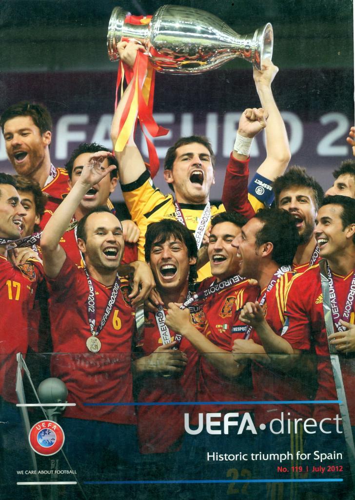 UEFA direct. Официальный журнал УЕФА № 119 (июль 2012)