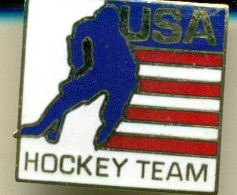 Официальный значок федерация хоккея США