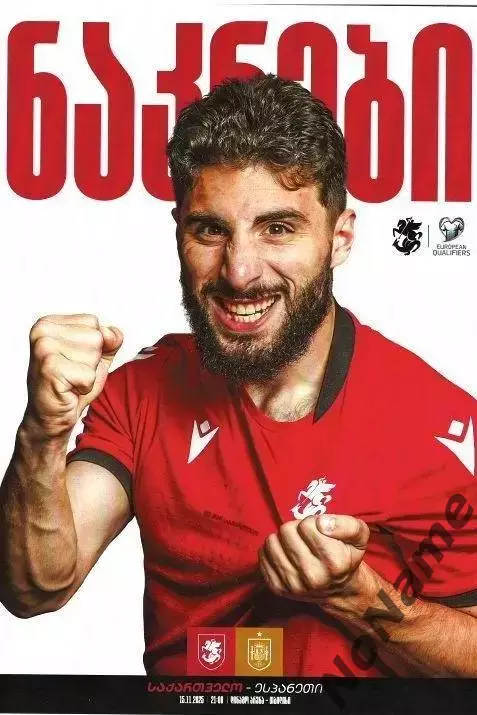 ГРУЗИЯ-ИСПАНИЯ. 15.11.2025 г.