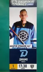 Сибирь (Новосибирск)- Динамо (Минск) 1 февраля 2020 года.