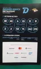 Динамо (Минск)- Металлург (Магнитогорск) 15 сентября 2019 года.