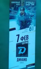 Сочи (Сочи)- Динамо (Минск) 7 февраля 2021 года.