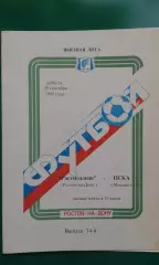 Ростсельмаш (Ростов на Дону)- ЦСКА (Москва) 30 сентября 1995 года.