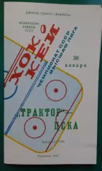 Трактор (Челябинск)- ЦСКА (Москва) 30 января 1982 года.