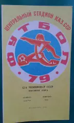 Кайрат (Алма-Ата)- Динамо (Киев) 20 ноября 1979 года.