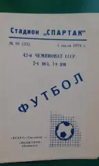 Искра (Смоленск)- Волжанин (Кинешма) 1 июля 1979 года.