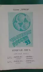 Торпедо (Арзамас)- Химик (Дзержинск), Торпедо (Павлово) 10-13 июля 1993 года.