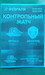 Иртыш (Омск)- Авангард (Курск) 17 февраля 2026 года. (Неофициальная). ТМ.