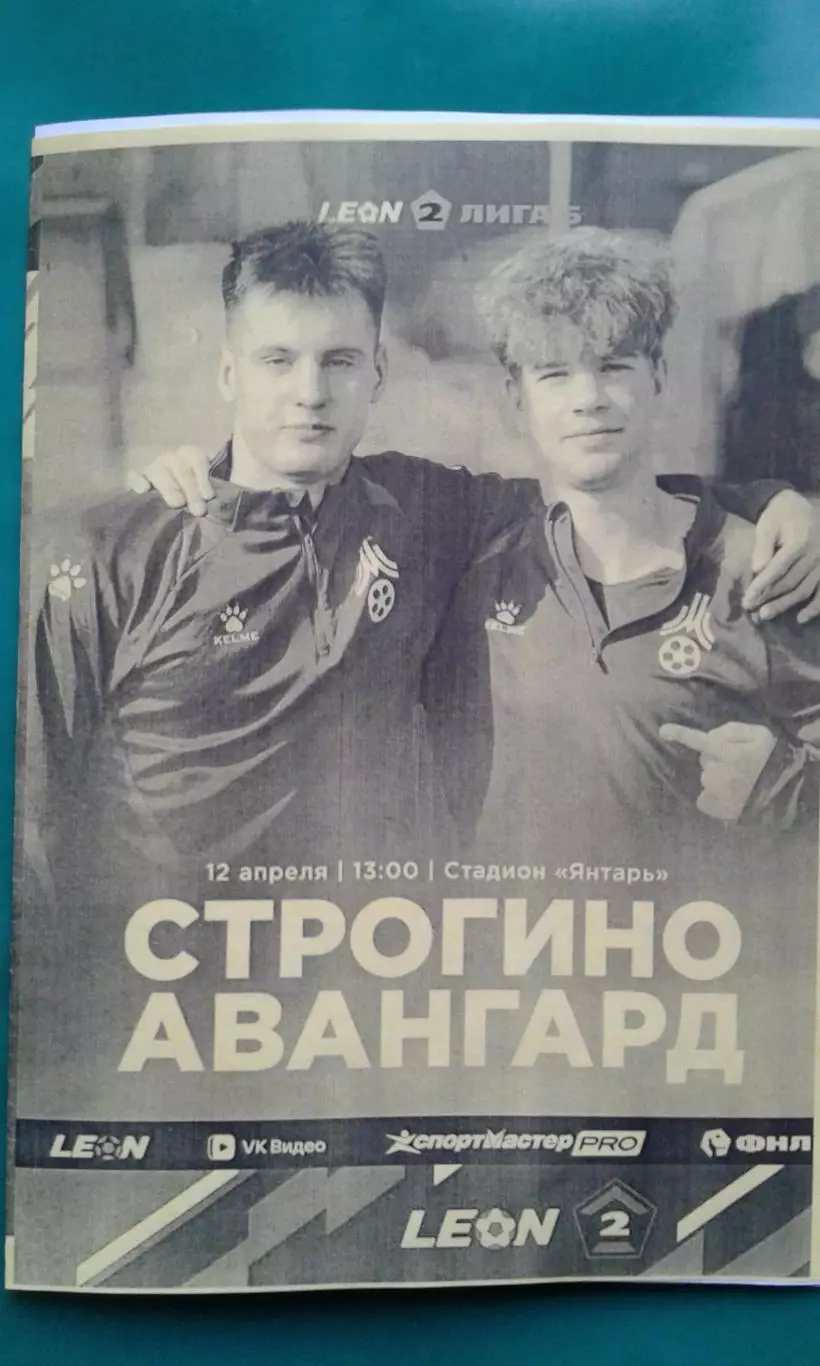 Строгино (Москва)- Авангард (Курск) 12 апреля 2026 года. (Неофициальная). ФНЛ-2.