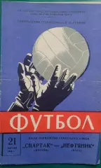 Спартак (Москва)- Нефтяник (Баку) 21 июля 1966 года.