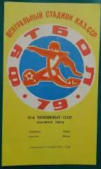 Кайрат (Алма-Ата)- ЦСКА (Москва) 21 октября 1979 года.