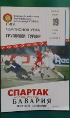 Спартак (Москва)- Бавария (Мюнхен) 19 октября 1994 года. ЛЧ.