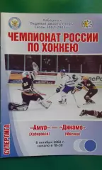 Амур (Хабаровск)- Динамо (Москва) 8 октября 2002 года
