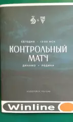 Динамо (Москва)- Родина (Москва) 4 октября 2026 г. (Неофициальная). ТМ. Гостевая