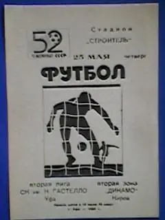 Ск.им.Н.Гастелло(Уфа)-Динамо(Киров) 25.05.1989
