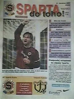 Спарта (Прага, Чехия)- Торпедо (Кутаиси, Грузия) 2002 год. Лига Чемпионов.