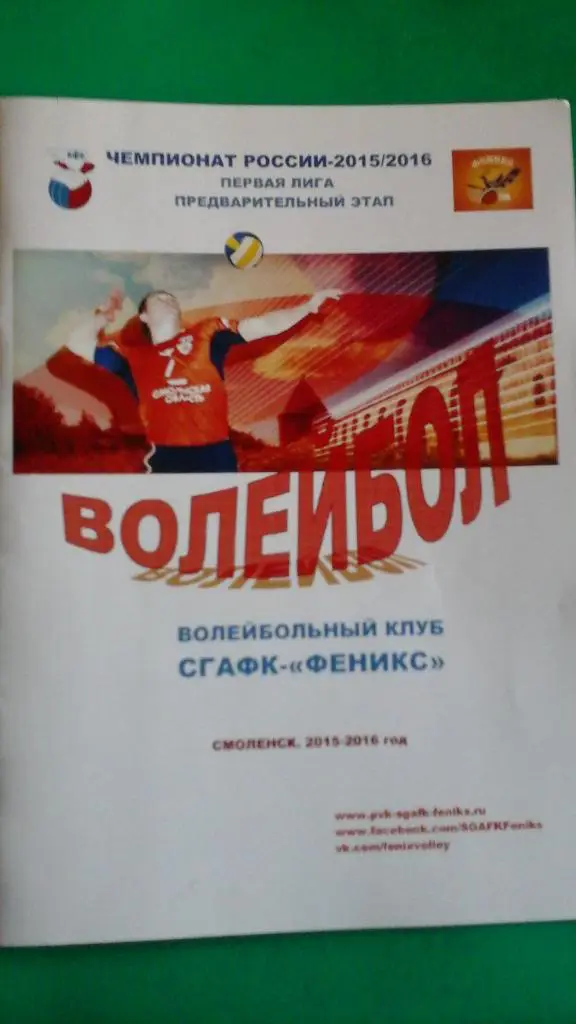 Тур в Смоленске. Первая лига. 30.10- 1.11.2015 года. Смоленск, Санкт-Петербург