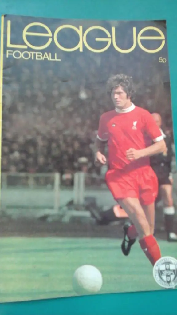 Буклет Английская футбольная лига 1974-1975.