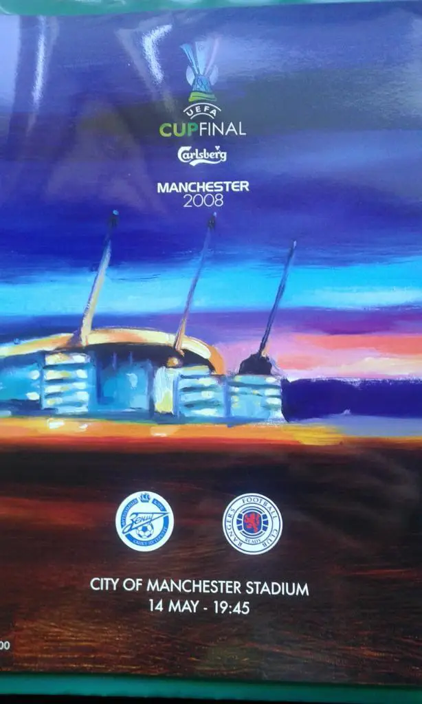 Зенит (Санкт-Петербург)- Глазго Рейнджерс (Шотландия) 14 мая 2008 г. КУ. Финал.