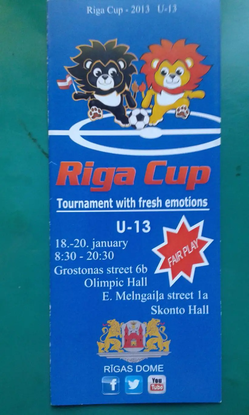 RICA CUP (U-13) 18-20.01.2013 г. Балтика, СДЮСШОР Зенит, Локомотив (С-П), ФШМ