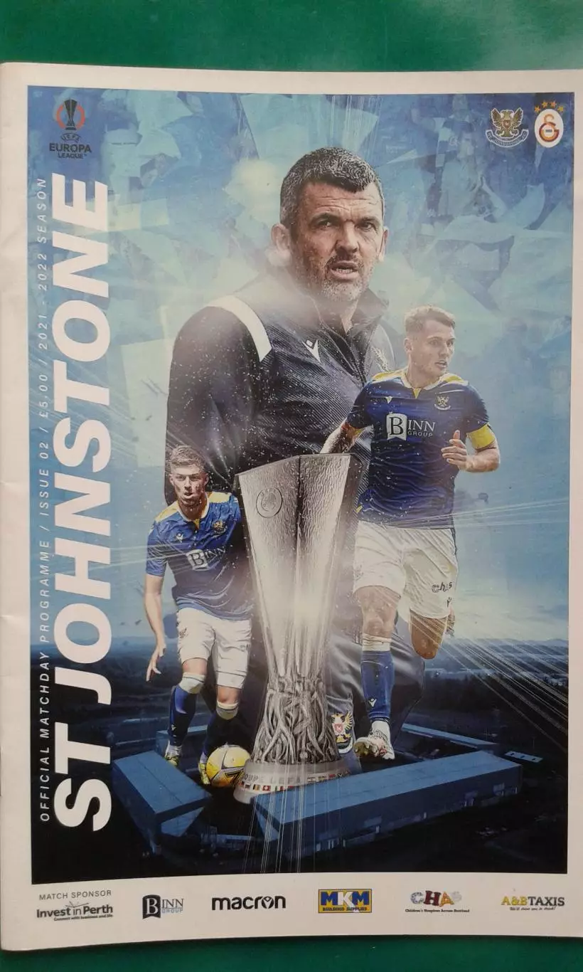 Ст.Джонстон (Шотландия)- Галатасарай (Турция) 2021-22 г.г. Лига Европы.