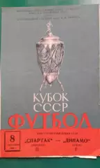 Спартак (Москва)- Динамо (Киев) 8 сентября 1964 года. Кубок СССР.