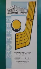 Динамо (Минск)- ЦСКА (Москва) 1 февраля 1981 года.