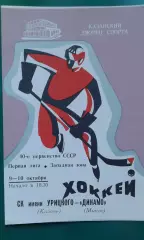 СК имени Урицкого (Казань)- Динамо (Минск) 9-10 октября 1985 года.