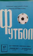 Торпедо (Москва)- Карпаты (Львов) 17 июня 1973 года.