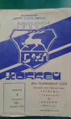 Торпедо (Горький)- Динамо (Минск) 4 декабря 1990 года.