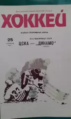 ЦСКА (Москва)- Динамо (Минск) 25 сентября 1990 года.