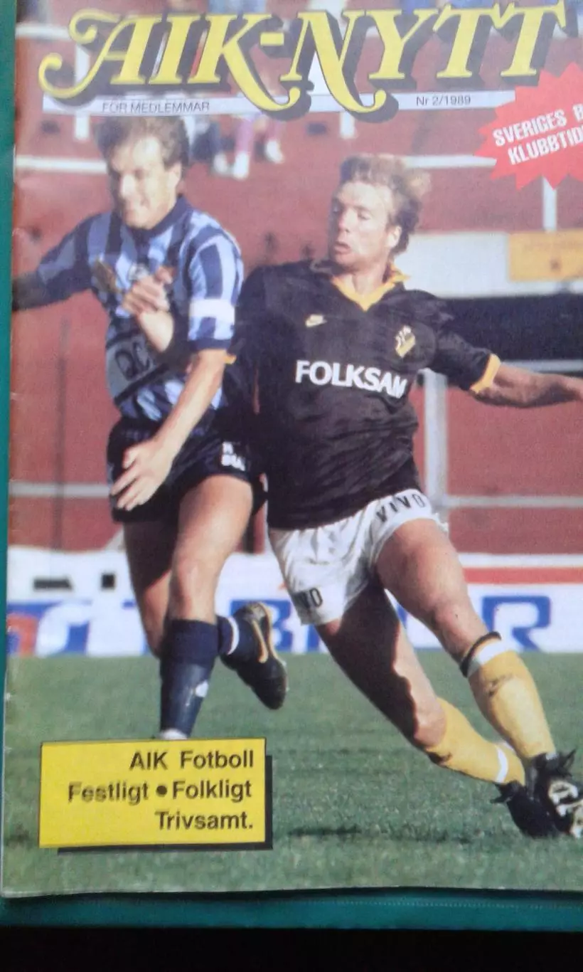 Журнал АИК (Стокгольм, Швеция) №2 (1989 г.)