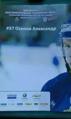 Амур (Хабаровск)- Динамо (Минск) 17 сентября 2010 года. программа-постер.