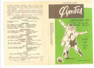 Ротор Волгоград - Спартак Москва 22.04.1983 г.