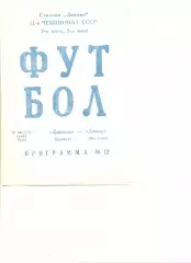 Динамо Брянск - Днепр Могилев 10.08.1988 г.