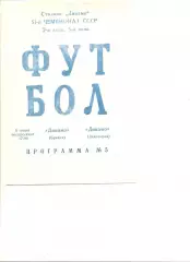 Динамо Брянск - Динамо Ленинград 05.06.1988 г.