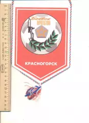 Вымпел турнира по футболу Боевое братство. Красногорск.