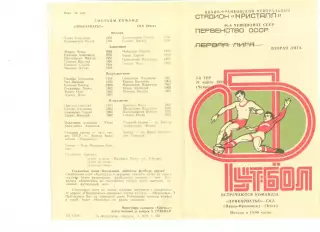 Прикарпатье Ивано-Франковск - СКА Киев 31.03.1983 г.