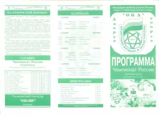 Чемпионат России по футзалу. Суперфинал. 04-07.04.2002 г. Участники на скане.