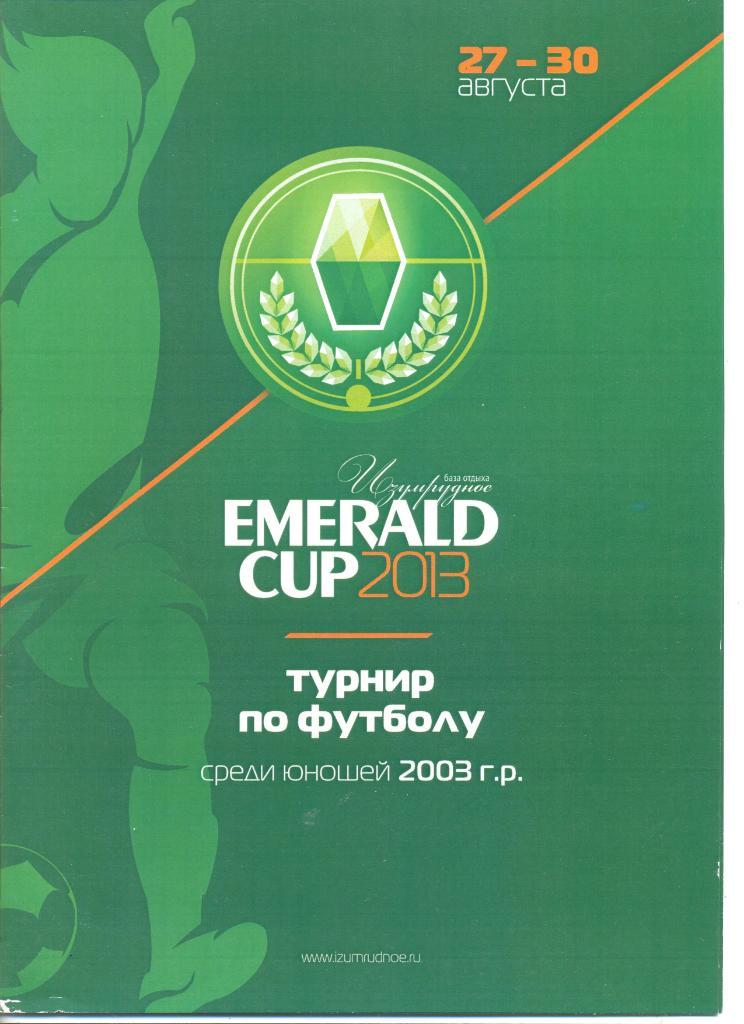Турнир EMERALD CUP 2013 г. Юноши 2003 г.р (Участники в описании)