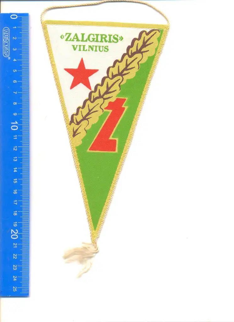 Вымпел Жальгирис Вильнюс. Львовское производство. Серия - футбольные клубы СССР.